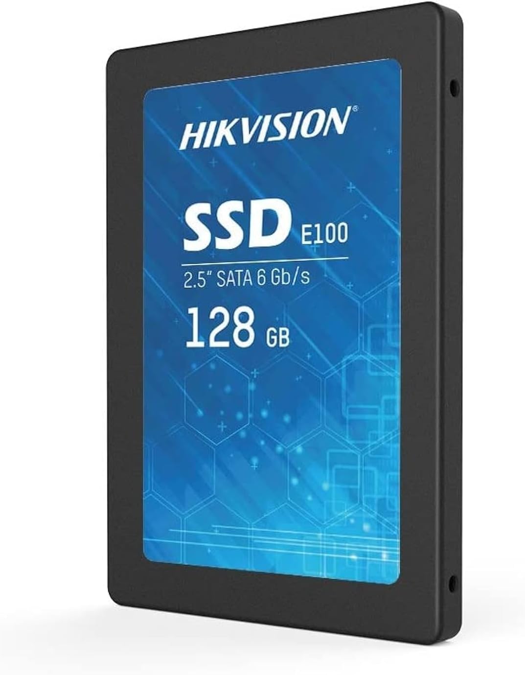 Hikvision e100 2.5'' ssd 128gb, internal solid state drive disk storage for laptop desktop, up to 550 mb/s 3d nand sata iii 2.5 inch