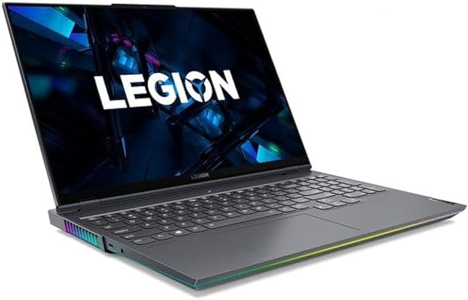 Lenovo Legion 7 Gaming Laptop, 16" WQXGA 2560x1600 IPS 165Hz Display, Intel Core i7-11800H, NVIDIA GeForce RTX 3080 16GB, 32GB DDR4 RAM, 1TB SSD, RGB Backlit Keyboard, E-shutter, Storm Grey