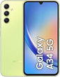 Samsung Galaxy A34 5G Dual SIM Mobile Phone Android, 6GB RAM, 128GB, Awesome Lime, KSA VERSION