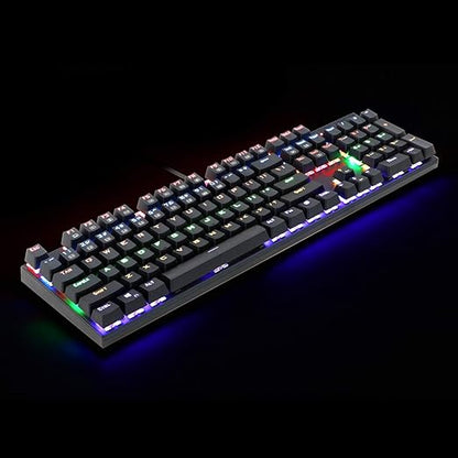 Redragon K565E Rudra Rainbow Mechanical Wired Gaming Keyboard - Blue Switch