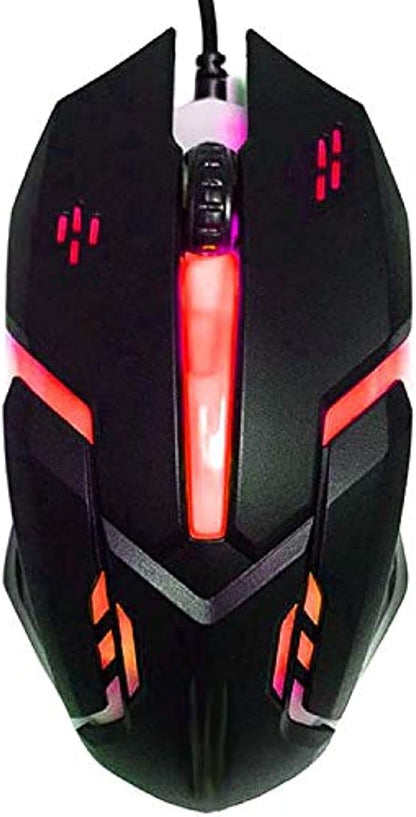 XO 3D Rainbow Colors Backlight LED Gaming Mouse - MultiColours LED