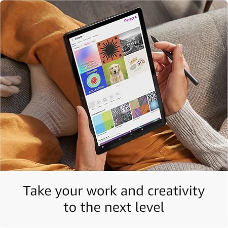 Amazon Fire Max 11 tablet and Stylus Pen bundle, handwrite notes or doodle ideas anywhere, 64 GB, Gray - T