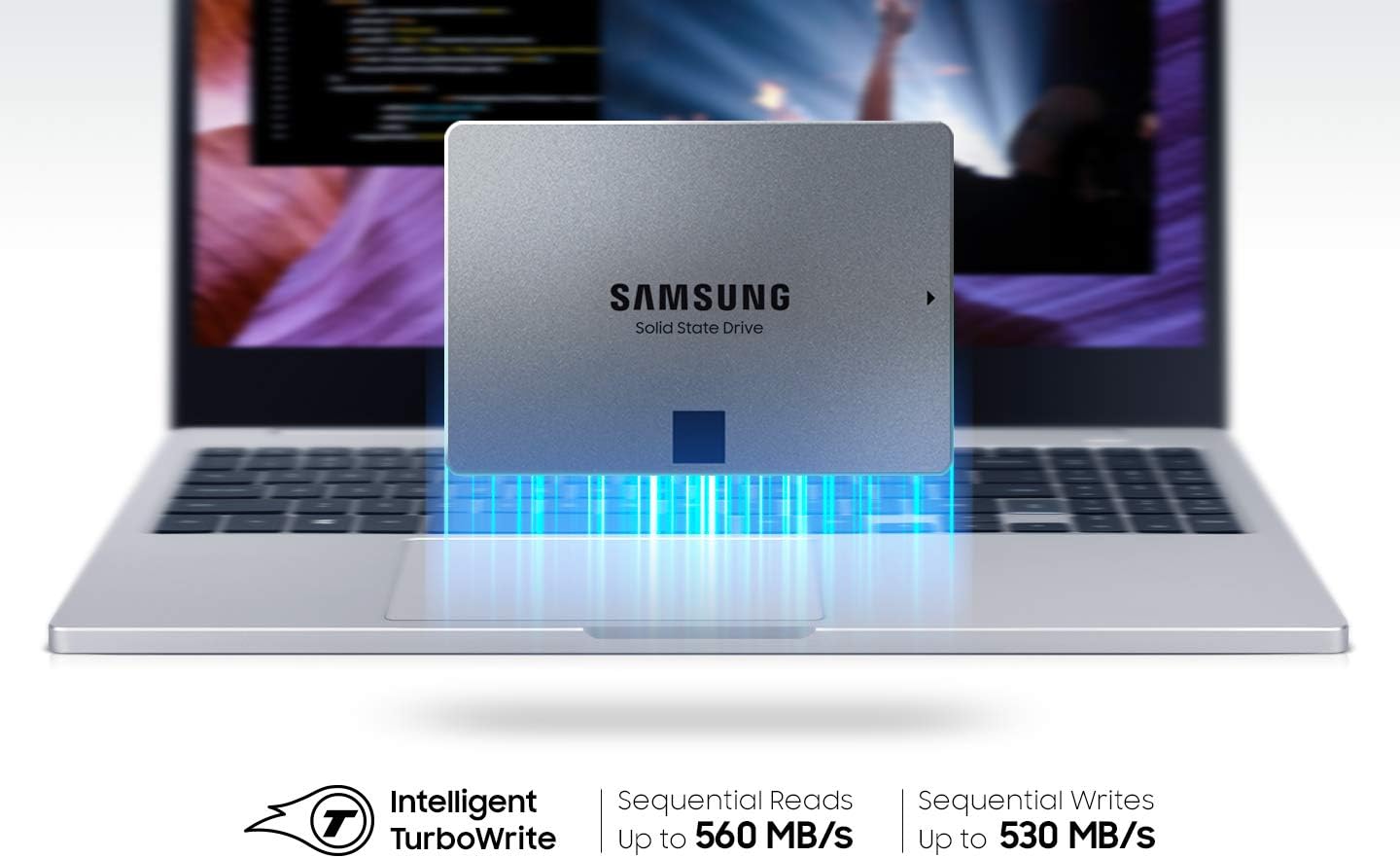 Samsung 1TB 870 QVO Internal SSD - MZ-77Q1T0BW - T