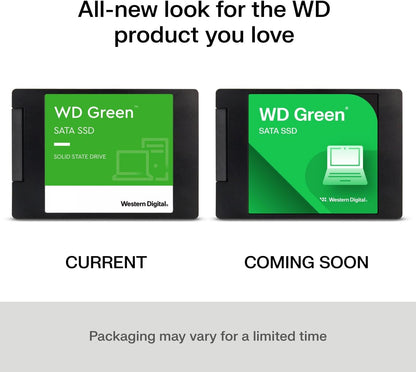 Western Digital 240GB WD Green Internal SSD Solid State Drive - SATA III 6 Gb/s, 2.5"/7mm, Up to 545 MB/s - WDS240G3G0A