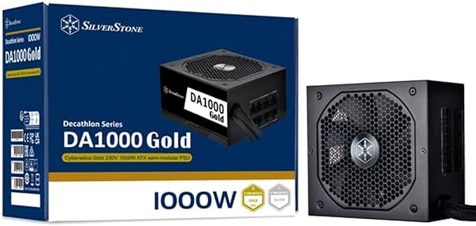 SilverStone DA1000 Gold semi-modular ATX power supply