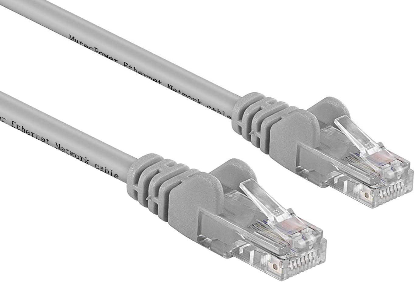 Power Networking Cat6 Ethernet Cable with RJ-45 Plug - Grey - 20m