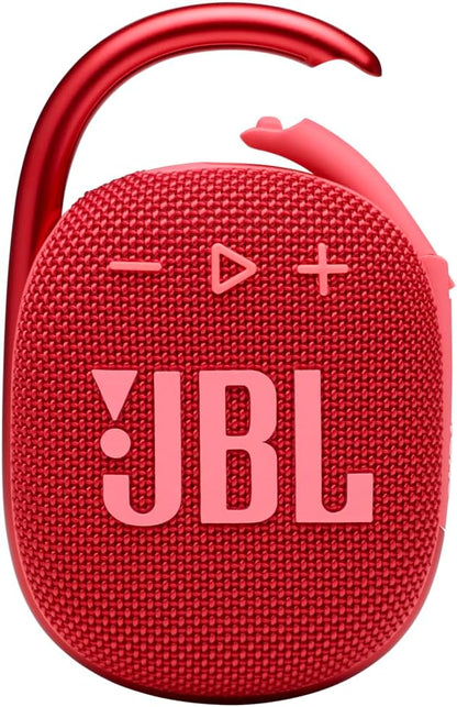 JBL Clip 4 Waterproof Bluetooth Wireless Speaker - Red - T
