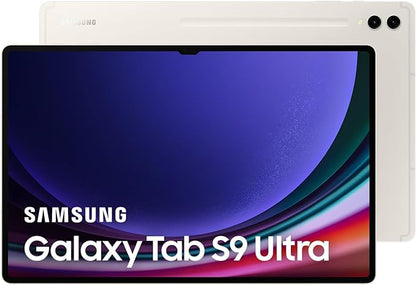 Samsung Galaxy Tab S9 Ultra 5G Android Tablet, 12GB RAM, 256GB Storage MicroSD Slot, S Pen Included, Beige