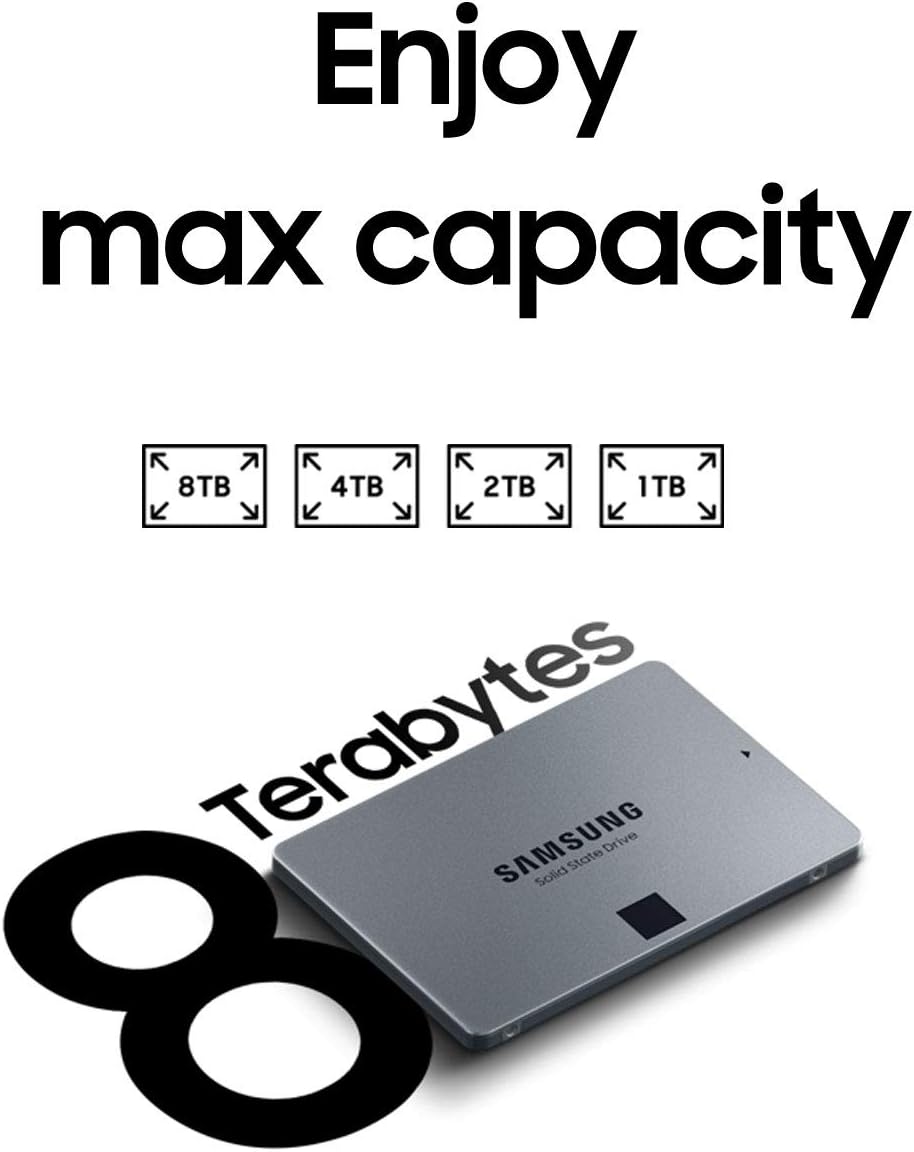 Samsung 1TB 870 QVO Internal SSD - MZ-77Q1T0BW - T