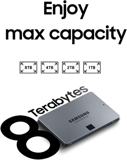 Samsung 1TB 870 QVO Internal SSD - MZ-77Q1T0BW - T
