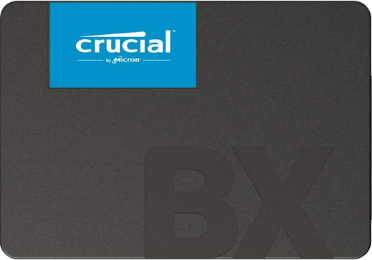 Crucial BX500 240GB 3D NAND SATA 2.5-Inch Internal SSD, up to 540MB/s - CT240BX500SSD1Z Black/Blue