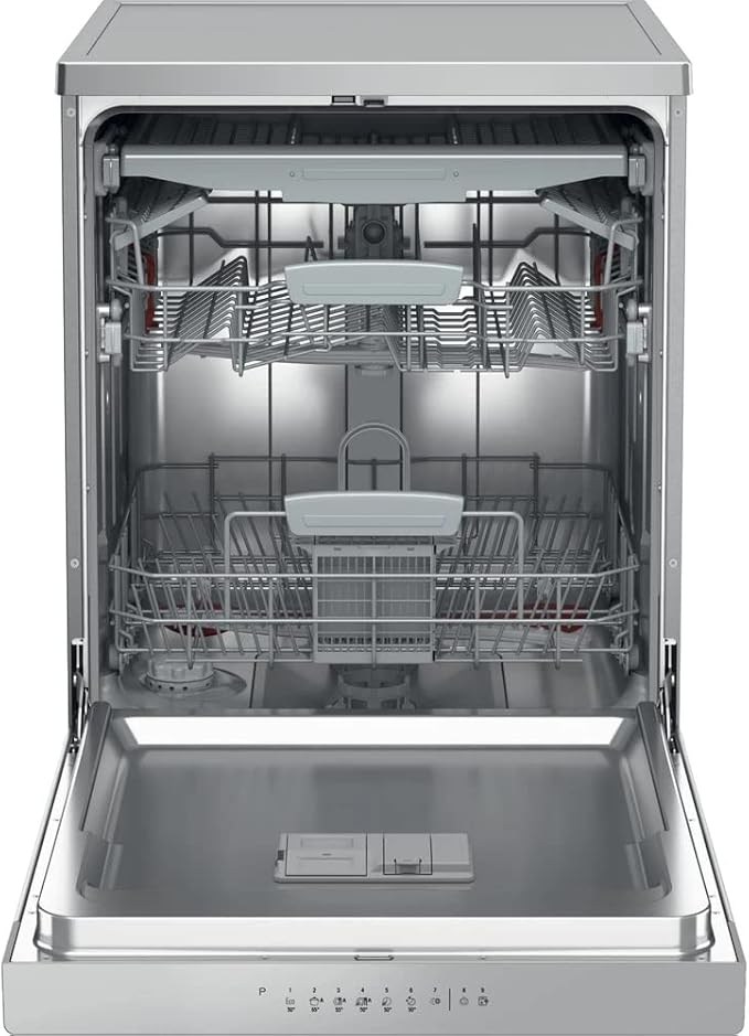 ARISTON DISHWASHER: FULL SIZE, 7 Programs, 14 Persons, Inverter Motor INOX COLOR - LFC 3C33 WF X