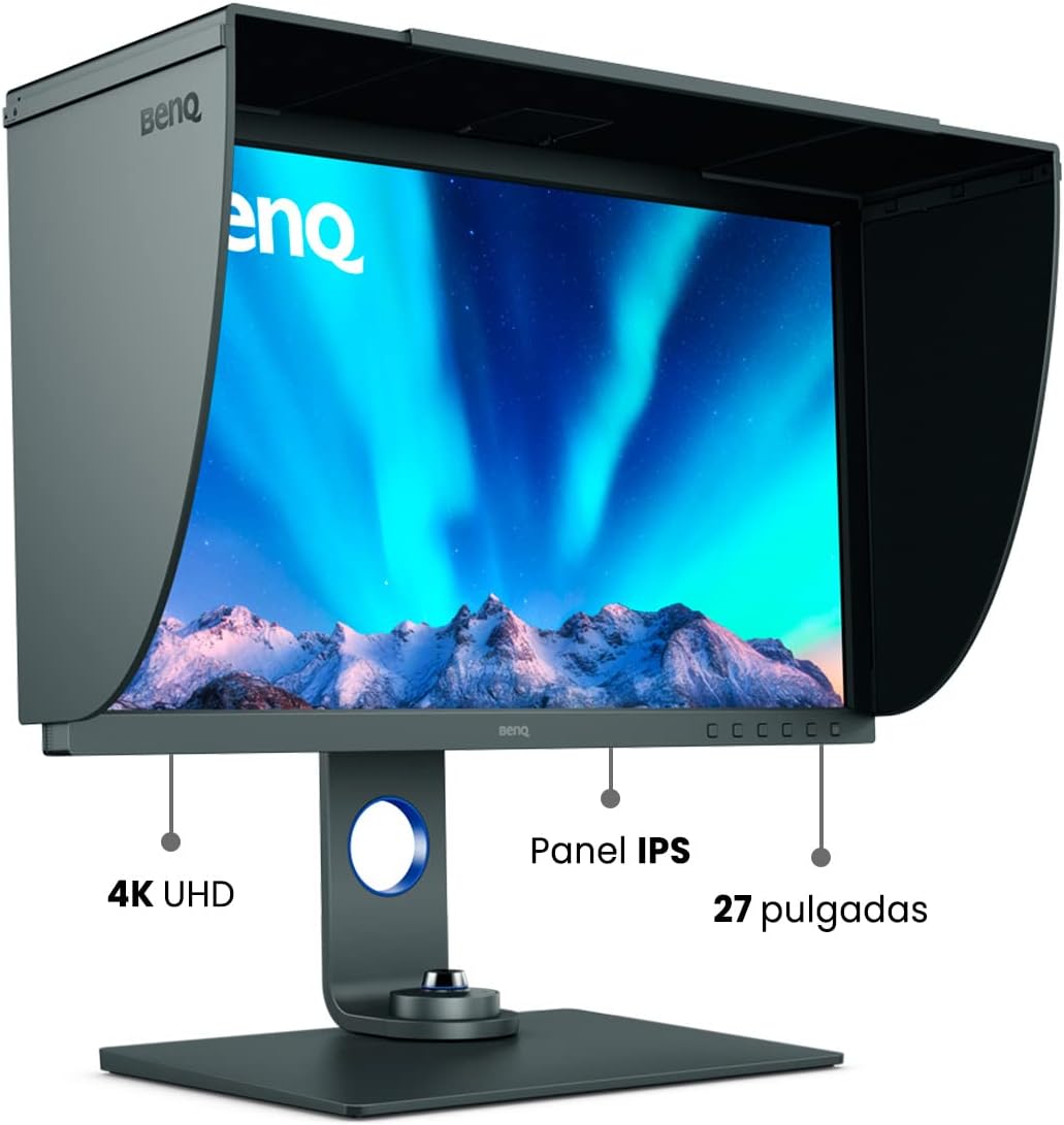 Benq Monitor PhotoVue SW271C / 27 inch, UHD, IPS Panel/ 10 Bit, 5Ms, 60Hz 99% Build-in Speakers 5W*2,