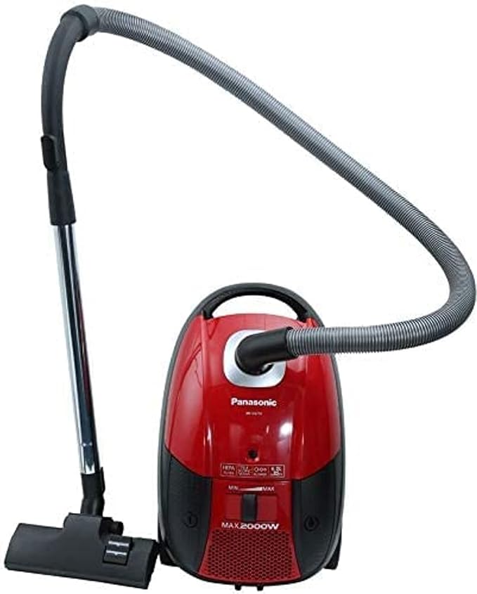 Panasonic canister vacuum cleaner red - mc-cg713 ( international warranty )