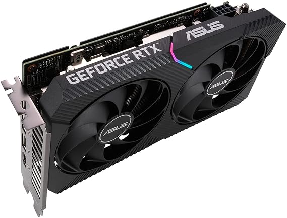 ASUS Dual GeForce RTX 3050 OC Edition 8GB GDDR6 RAM Graphics Card 128 bit 2560 CUDA Cores PCIE 4.0 3 Years Warranty High End Gaming Mining Editing