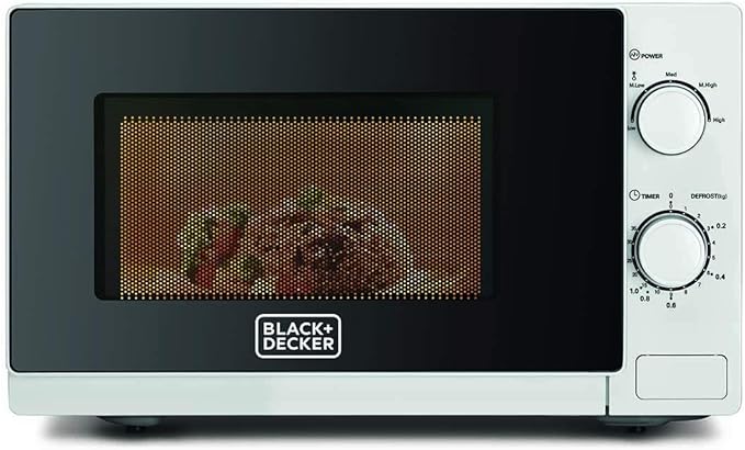 Black & Decker 20L Microwave Oven, Grey- MZ2020P-B5