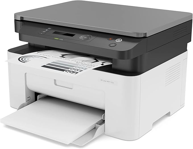 HP 135W Multifunction Laser Printer, White