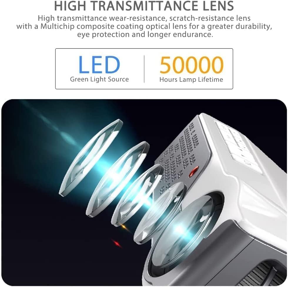 Projector Td96 Td96w Full HD 1080p Android WiFi LED Projector 1920 x 3D Home Theater Smartphone Color :A Zhengqiang A,7800 Lumen,x1080,.,1920 x 1080