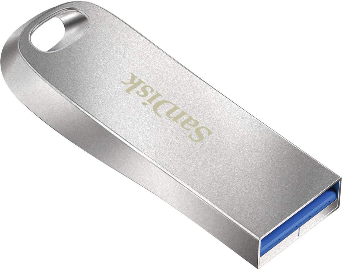 SanDisk 32GB Ultra Luxe USB 3.1 Gen 1 Flash Drive - SDCZ74-032G-G46, Silver