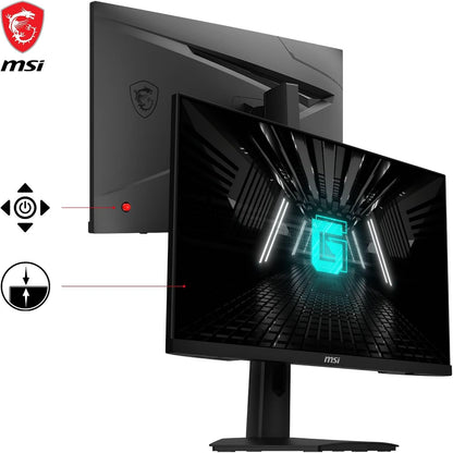 msi G244F E2 23.8 Inch FHD Gaming Monitor - 1920 x 1080 Rapid IPS Panel, 180 Hz / 1ms, 118% sRGB Colour Gamut/Adaptive-Sync - DP 1.2a, HDMI2.0b