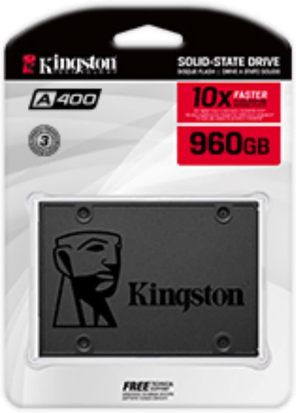 Kingston A400 SATA SSD Internal Solid State Drive 2.5 Inch, 960 GB SA400S37/960G