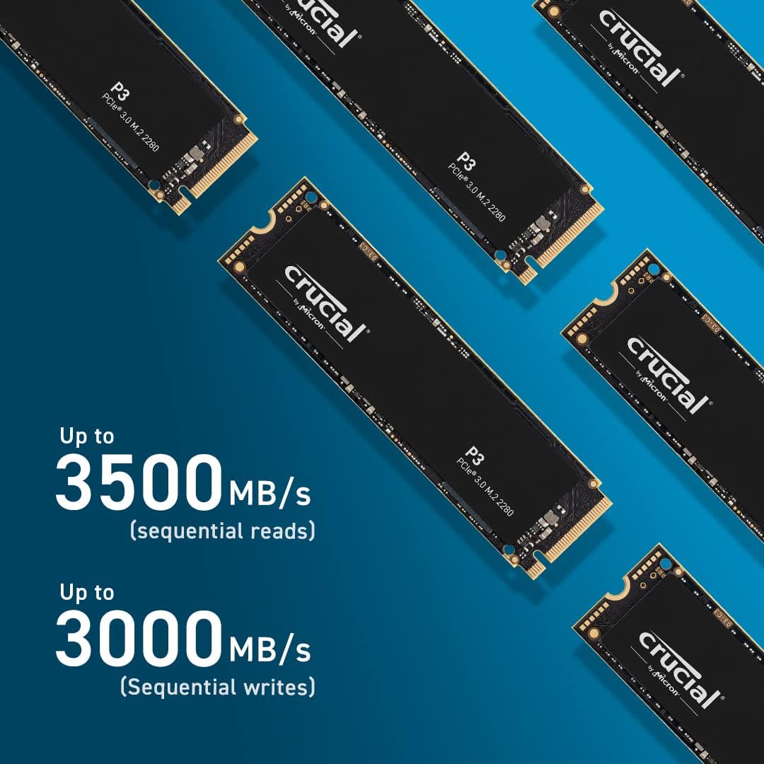 Crucial_SSD Storage-500GB NVMe " M2 P3