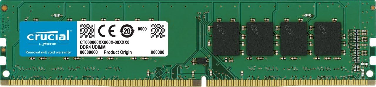 Crucial RAM CT8G4DFRA32A 8GB DDR4 3200 MHz CL22 Desktop Memory - T