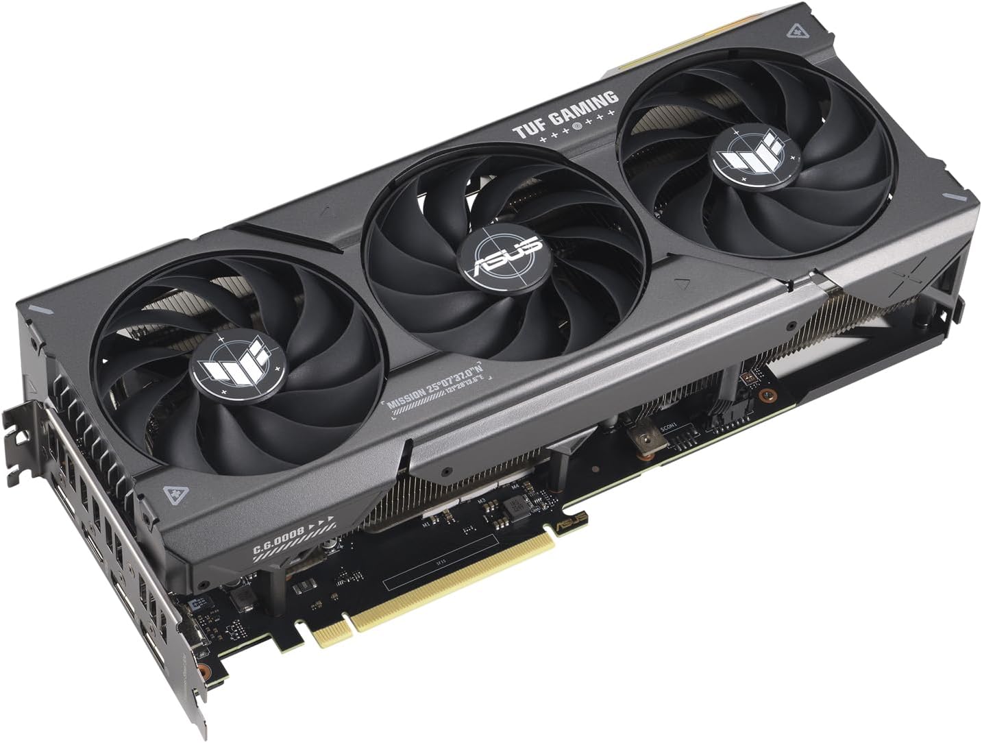ASUS GeForce RTX 4070 Super 12G TUF Gaming OC Graphics Card - 2580MHz Boost Clock, GDDR6X, PCIe Gen 4, DLSS 3, HDMI 2.1a, 3 x DisplayPort 1.4a (Supports 4K & 8K HDR) - T