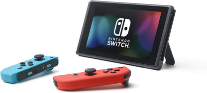 Nintendo Switch – OLED Model w/Neon Red & Neon Blue Joy-Con