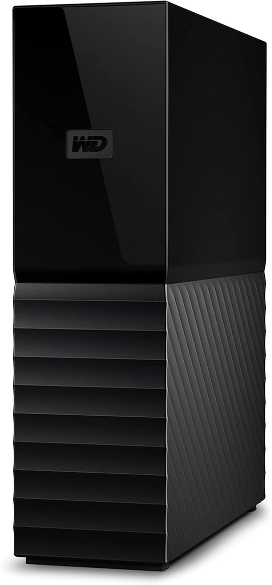 Western Digital My Book 14TB - USB 3.2 desktop hard drive with password protection and auto backup software