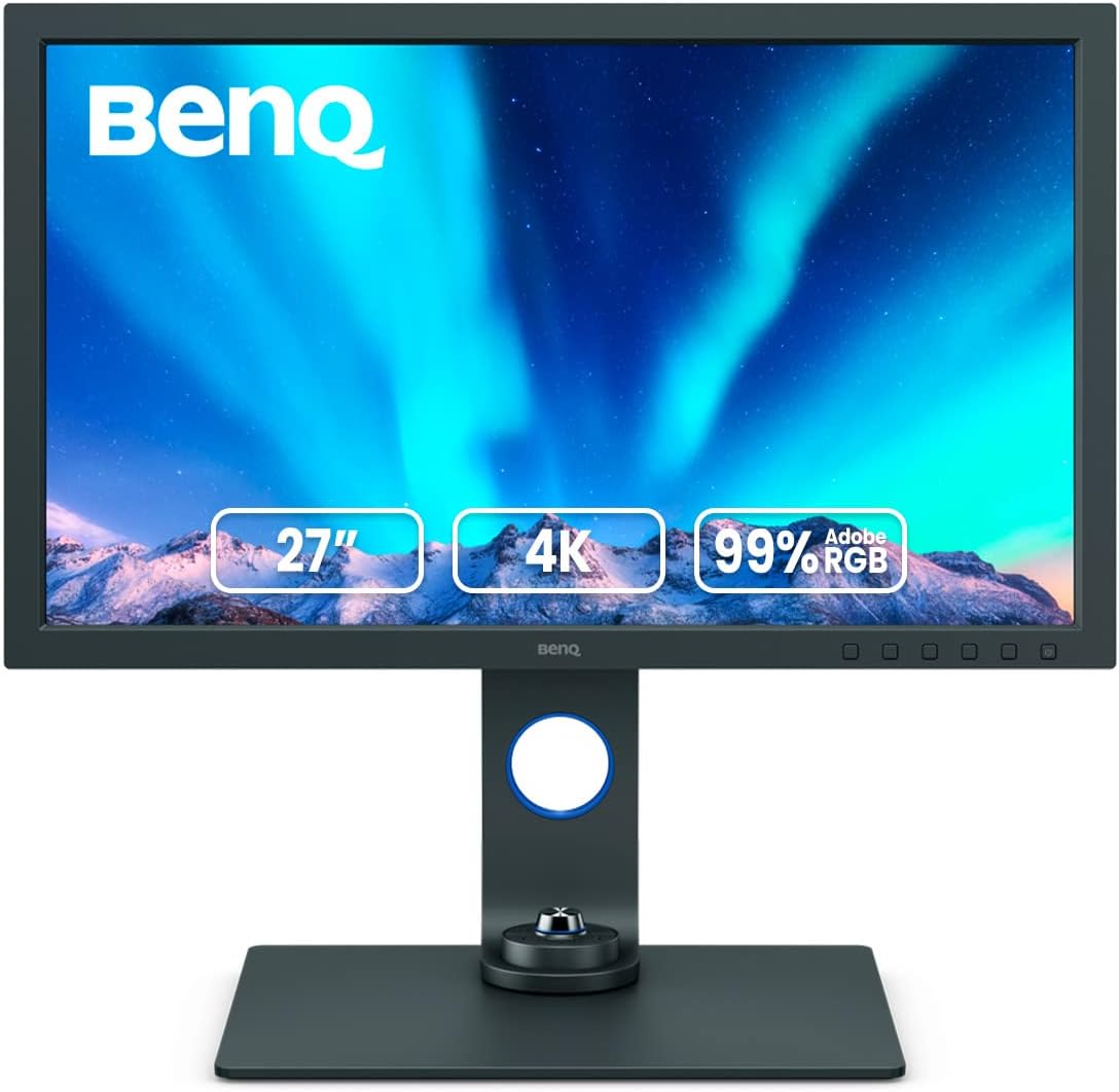 Benq Monitor PhotoVue SW271C / 27 inch, UHD, IPS Panel/ 10 Bit, 5Ms, 60Hz 99% Build-in Speakers 5W*2,