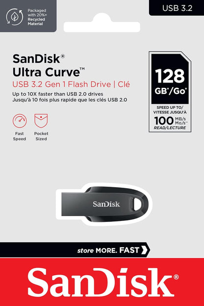 SanDisk Ultra Curve USB 3.2 128GB Black