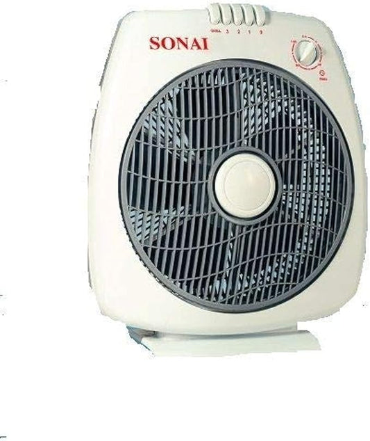 Sonai MAR-3012 Box Fan, 12 Inch - White