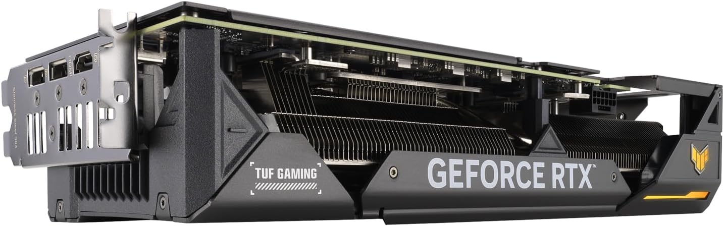 ASUS GeForce RTX 4070 Super 12G TUF Gaming OC Graphics Card - 2580MHz Boost Clock, GDDR6X, PCIe Gen 4, DLSS 3, HDMI 2.1a, 3 x DisplayPort 1.4a (Supports 4K & 8K HDR) - T