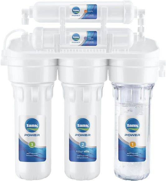 Tank Power Water Filter 5 Stages, 1 Year Warranty