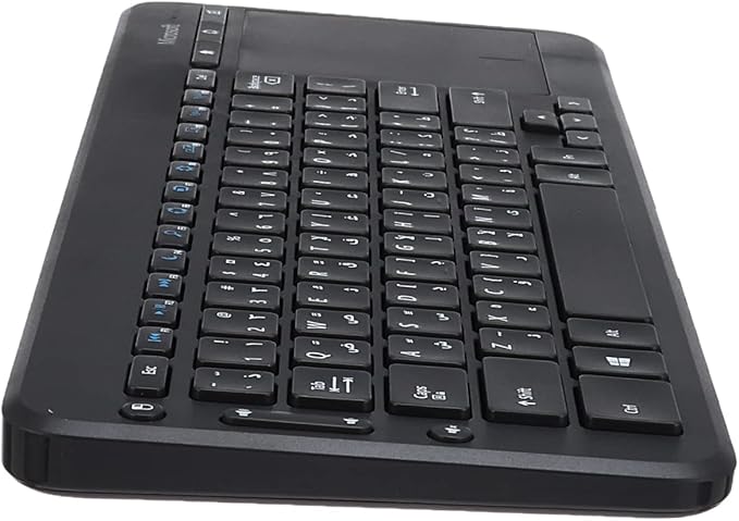 Microsoft N9Z-00019 Microsoft Wireless All -in-one Media Keyboard Black (Arabic Keyboard)