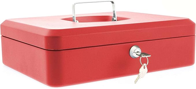 Sterling CB04R 12" Cash Box - red