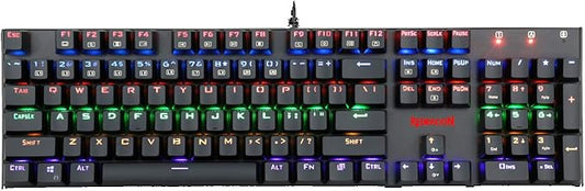 Redragon K565E Rudra Rainbow Mechanical Wired Gaming Keyboard - Blue Switch