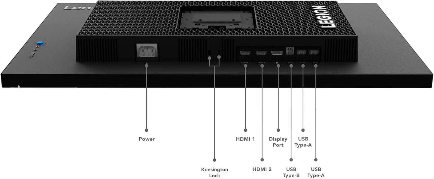 Lenovo Legion Y27-30 27" FHD IPS Pro Gaming Monitor, 165Hz Refresh Rate & 0.5ms Response Time, 3Wx2 Speaker, AMD FreeSync, 16.7M Colors, 2x HDMI 2.0, 1x DP 1.4, 4x USB 3.2, Black