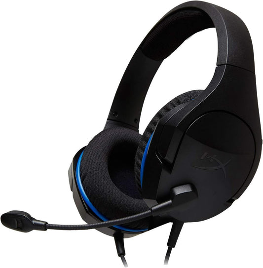 HyperX Cloud Stinger Core - Gaming Headset for PlayStation 4 and PlayStation 5, Over-Ear Wired Headset with Mic, Passive Noise Cancelling, Immersive In-Game Audio, In-Line Audio Control, Black