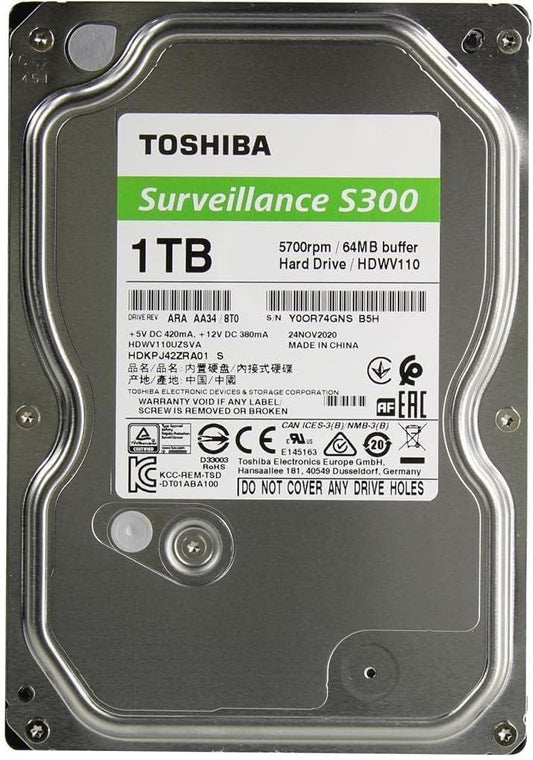 Toshiba S300 1TB HDWV110UZSVA 5700RPM