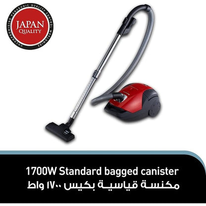 Panasonic Vacuum Cleaner,1700 W, MC-CG525R349- Red- 1 Year Warranty