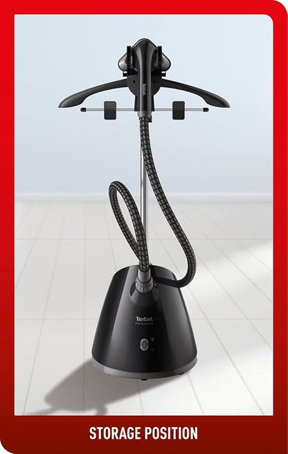 Tefal pro style one upright garment steamer, 1.3 litre, 1650-1960 watts, black, plastic, it2461m0 - (international warranty)