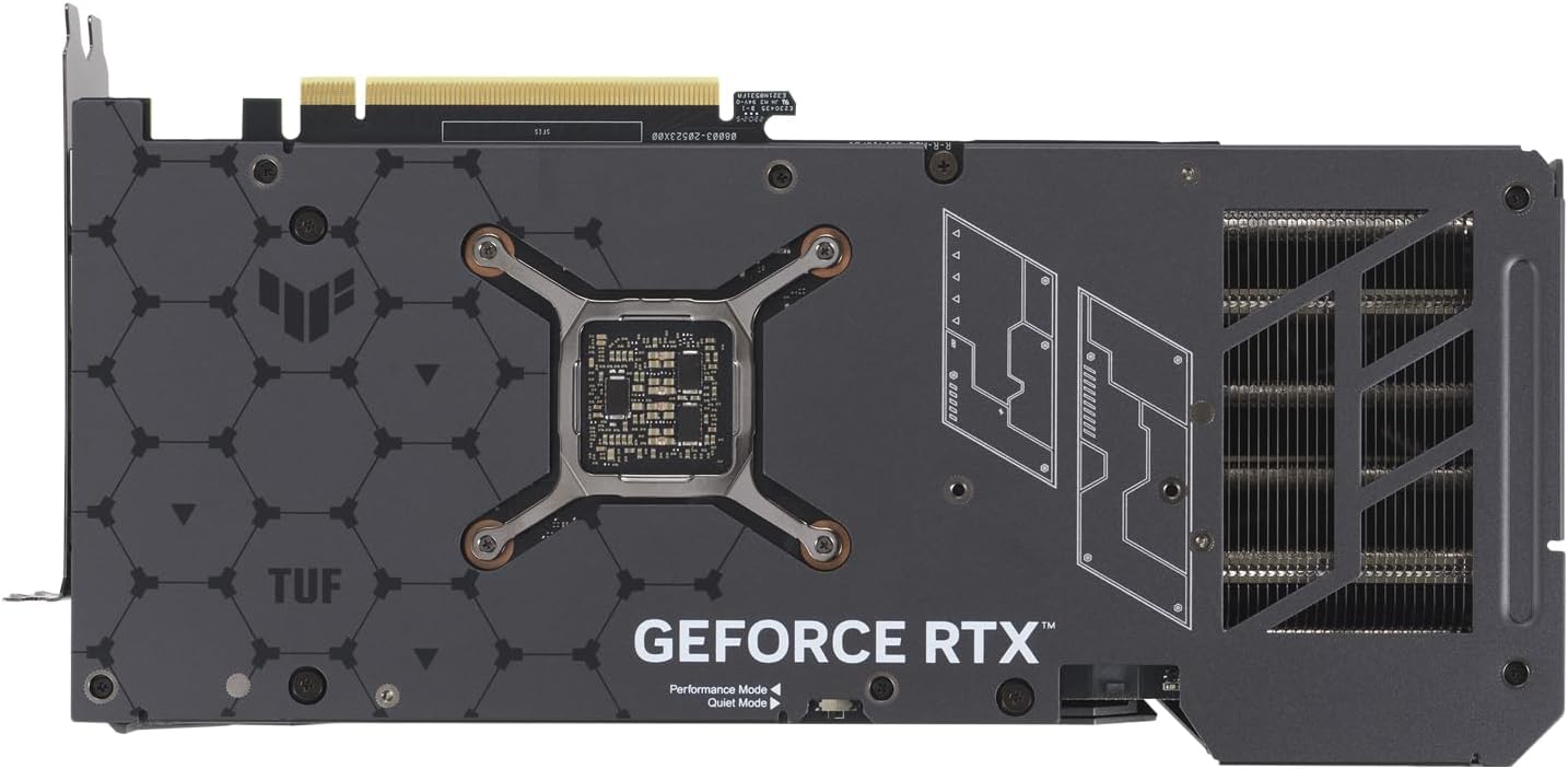 ASUS GeForce RTX 4070 Super 12G TUF Gaming OC Graphics Card - 2580MHz Boost Clock, GDDR6X, PCIe Gen 4, DLSS 3, HDMI 2.1a, 3 x DisplayPort 1.4a (Supports 4K & 8K HDR) - T