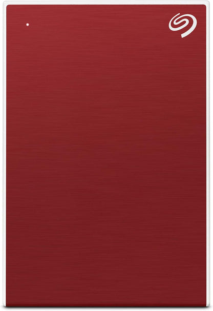 Seagate One Touch 2 TB Portable Hard Disk, USB 3.0 - Red