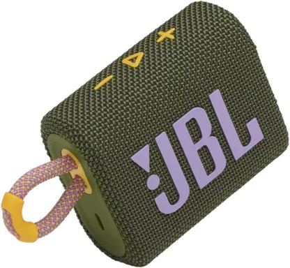 JBL GO 3 Portable Waterproof Bluetooth Speaker - Green