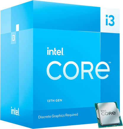 Intel i3-13100F Desktop Processor - 4 Cores, 12MB Cache, up to 4.5 GHz