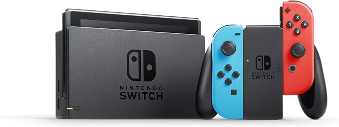 Switch Console (Extended Battery) with Neon Blue and Red Joy?Con (UAE Version)