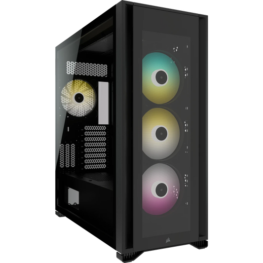 Corsair iCUE 7000X RGB Tempered Glass Full-Tower ATX PC Case — Black - CC-9011226-WW