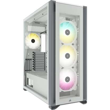 iCUE 7000X RGB Tempered Glass Full-Tower ATX PC Case — White - CC-9011227-WW